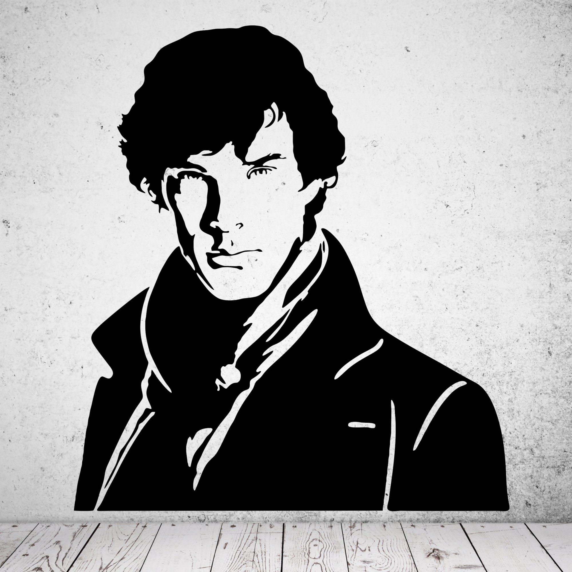 46243 Sherlock Wandaufkleber